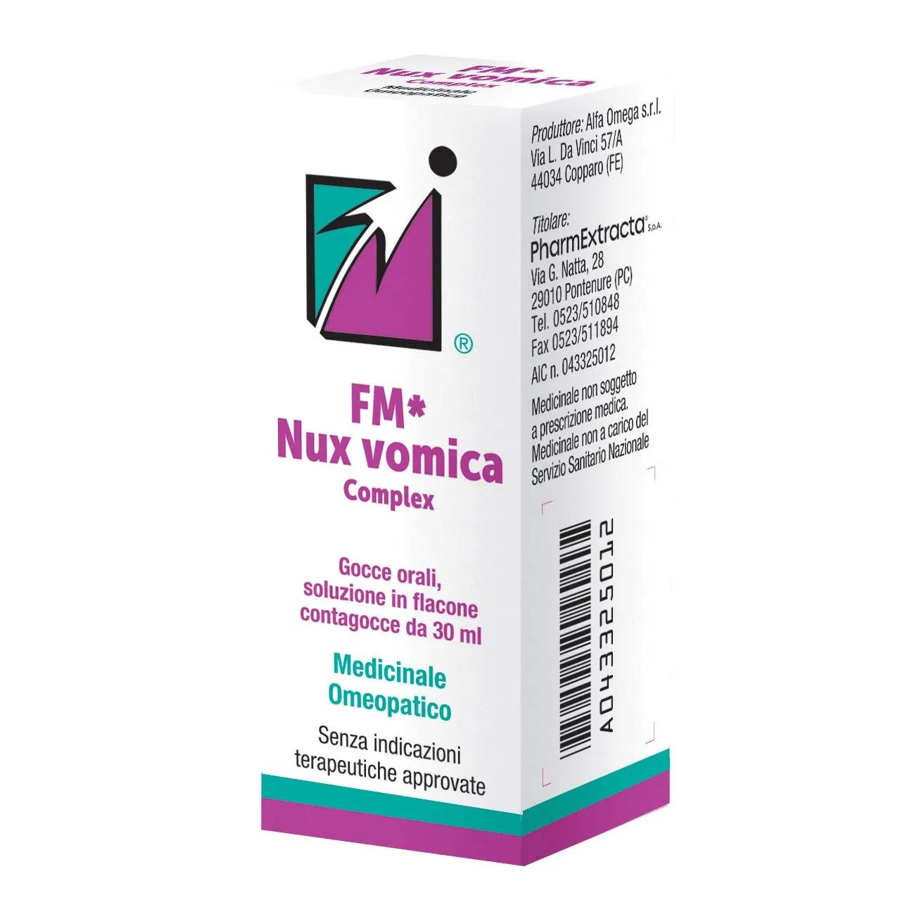 FM Nux Vomica Complex Gocce Orali Flacone con Contagocce 30 ml