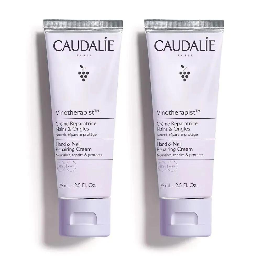 Caudalie Vinotherapist Duo Crema Riparatrice Mani e Unghie 2X75 ml