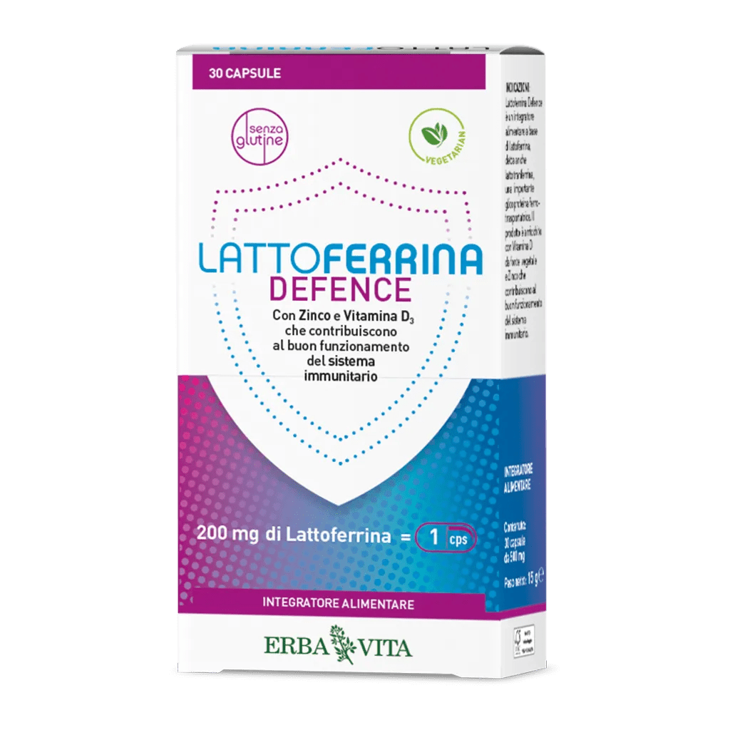 Erba Vita Lattoferrina Defence Integratore alimentare 30 Capsule