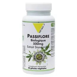 Vit'all+ PASSIFLORE BIO 500mg Extrait Standardisé 60 gélules végétales