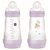 MAM Easy Start Anti-colic Baby Bottle Medium Flow Matte Pink 2-4m 260ml 2 pcs