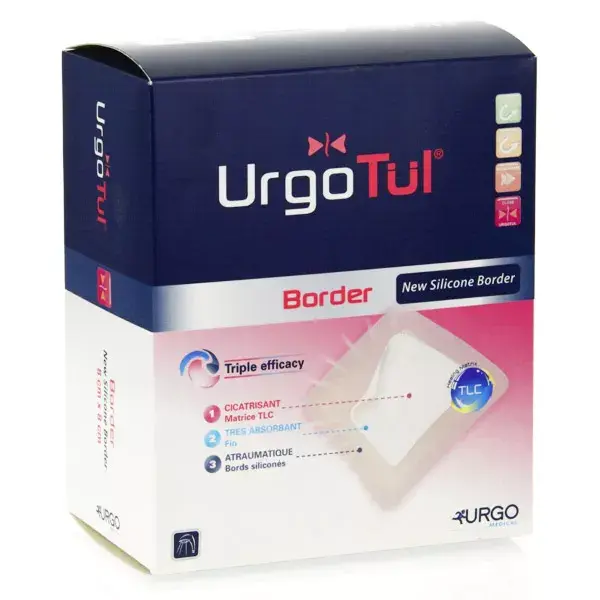 Urgo Urgotul Border Hydrocellular Dressing 8x8cm 16 units
