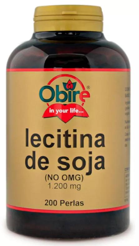 Obire Lécithine de Soja 1200 mg 200 Perles