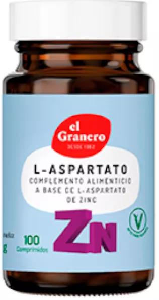 El Granero Integral L-Aspartato de Zinco 100 Comprimidos