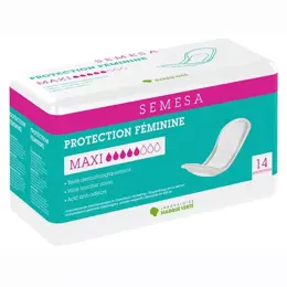 Marque Verte Semesa Protection Féminine Maxi 14 unités