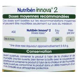 Nutribén Innova Lait 2ème Age 800g