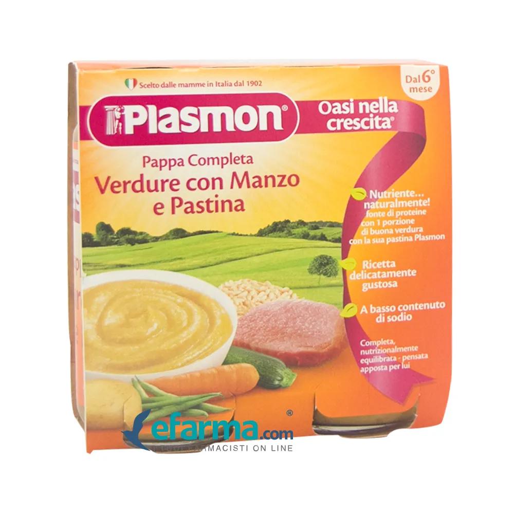 Plasmon Omogenizzato Manzo e Verdure 2 Vasetti da 80 g