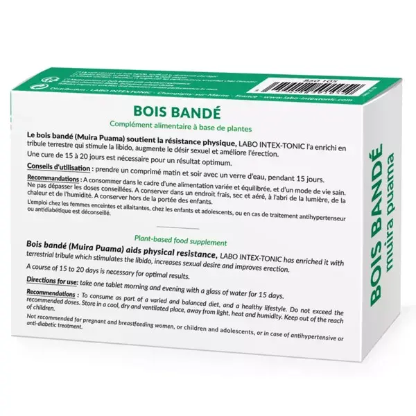 Labo Intex-Tonic Bois Bandé 30 comprimidos