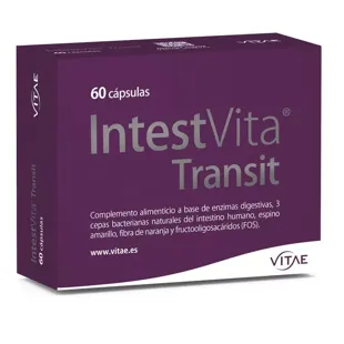Vitae IntestVita Transit Regulates Intestinal Transit 60 Capsules