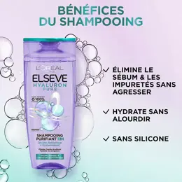 L'Oréal Paris Elseve Hyaluron Pure Shampooing Purifiant 72H 300ml