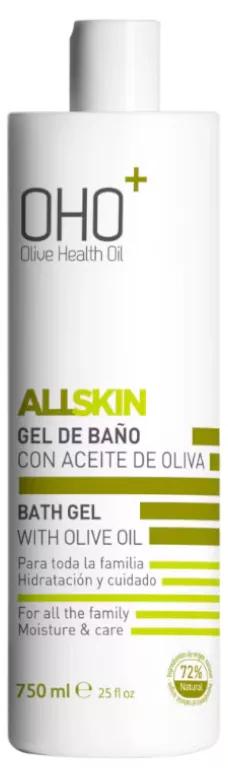 OHO Allskin Gel de Baño Aceite de Oliva 750 ml