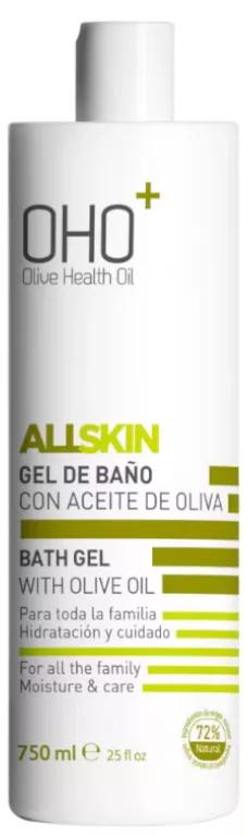 OHO Allskin Gel de bain à l'huile d'olive 750 ml
