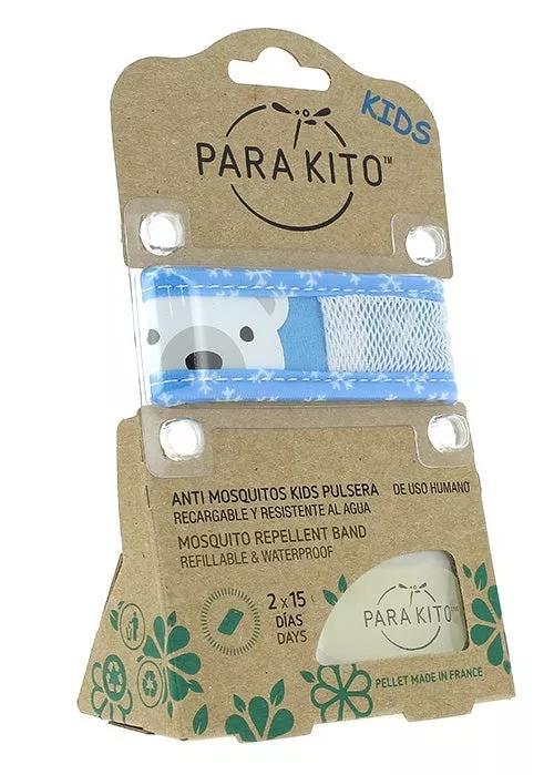 Parakito Kids Pulsera Antimosquitos Azul Osito 3-7 Años
