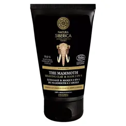 Natura Siberica - Rasage & Masque 2 en 1 du Mammouth à l'Argile 150ml.