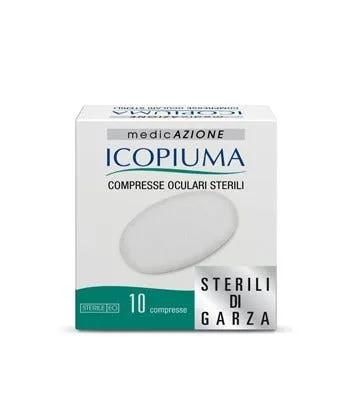 Icopiuma Compresse Oculari Adesive Sterili 10 Pezzi