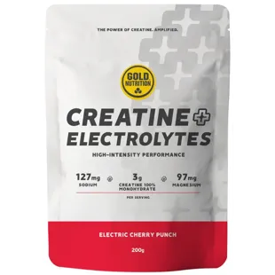 GoldNutrition Creatine + Electrolytes Electric Cherry Punch 200 gr