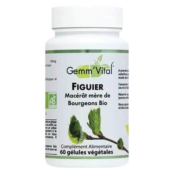 Vit'all+ Gemm'Vital Figuier Bio 60 gélules végétales