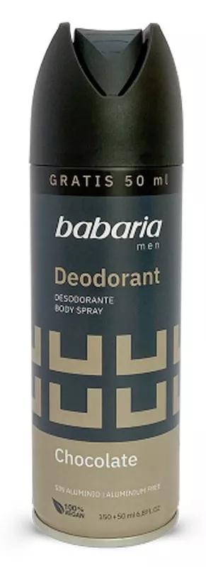 Babaria Desodorante Body Spray Chocolate Men 200 ml