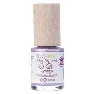 Toofruit Bambino Mani Jolies Mimines Smalto per Unghie Malva Fico Biologico 10ml