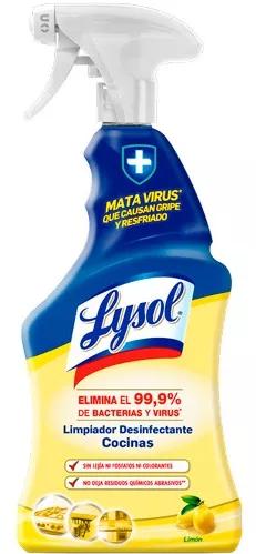 Lysol Spray Desinfetante Cozinha Frescura Limão 1000 ml