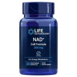 Life Extension NAD+ Cell Formula 300mg 30 Vegetarian Capsules