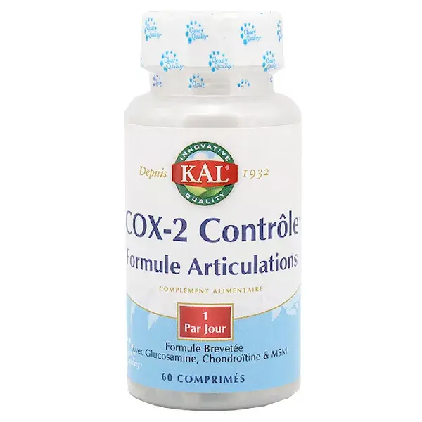 Solaray COX-2 Contrôle 60 comprimidos 