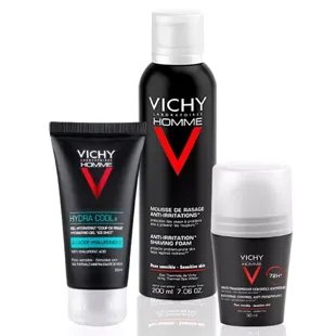 Vichy Homme Feuchtigkeitsspendend + Rasierschaum + Deodorant