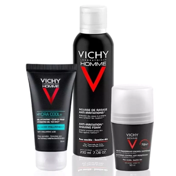 Vichy Homme Hidratante + Espuma Afeitar + Desodorante - Atida