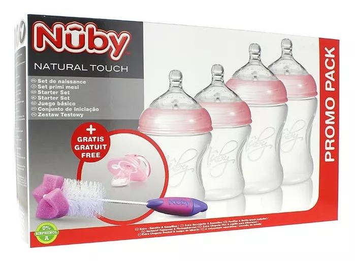 Nuby Set Cuidado Básico Recién Nacido Rosa