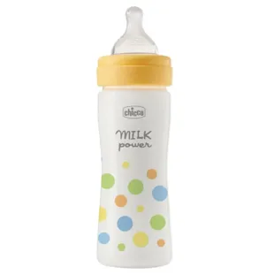 Chicco PerfectEasy Medium Flow Baby Bottle Orange +2m 250ml