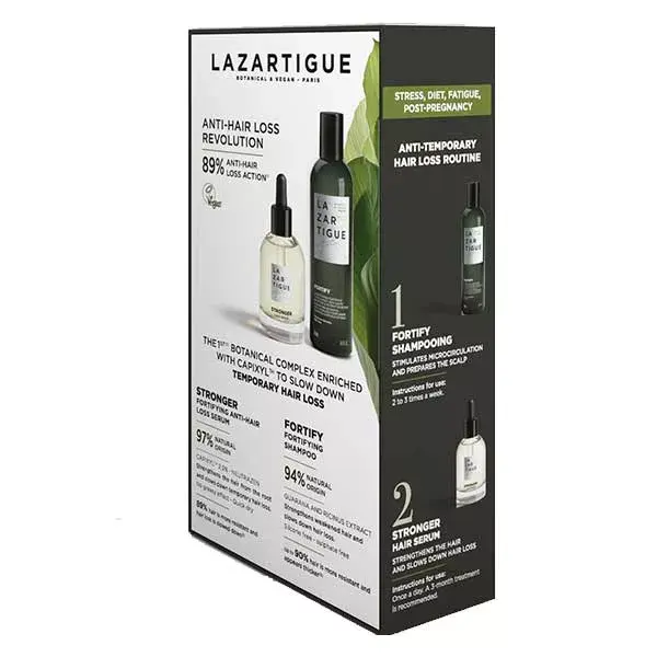 Lazartigue Coffret Anti-chute Réactionnelle - Serum 50ml et Shampoing 250ml