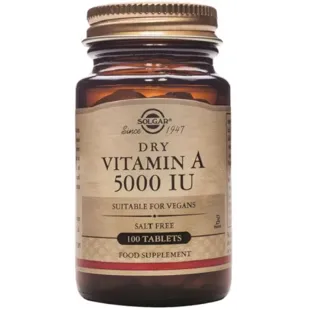 Solgar vitamin A dry 5000 IU 0 c