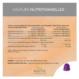 Biocyte Immunité 60 gummies