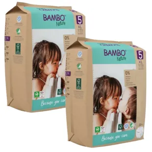 Bambo Nature Diapers T5 (12-18 Kg) 2x22 pcs