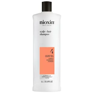 Nioxin 4 Advanced Thinning Shampoo for Dyed Hair 1000 ml