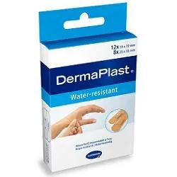 Dermplast Water Cerotto Con Tampone Resistenti All'Acqua 2 Misure 20 Pezzi