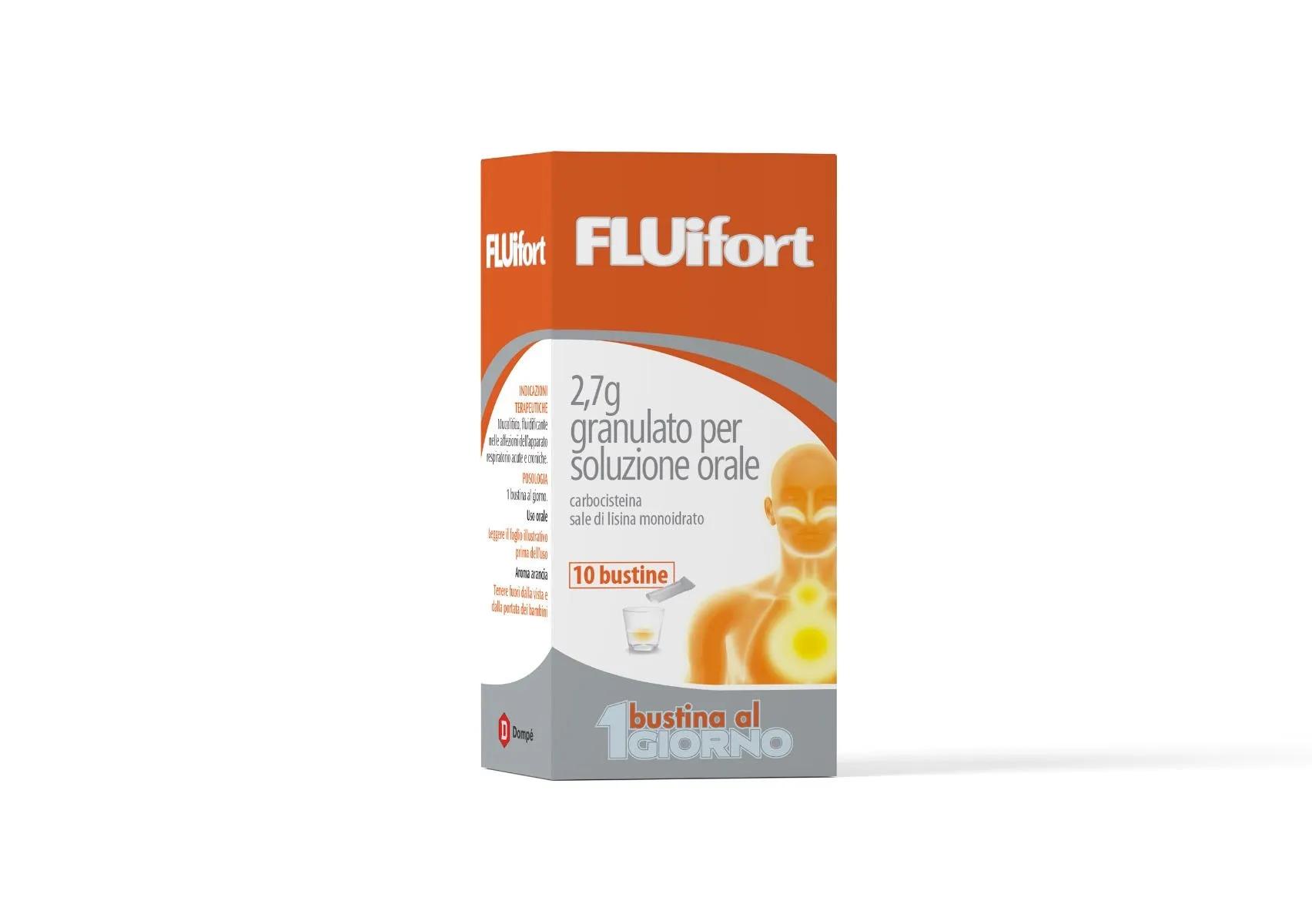 Fluifort  Granulato 2,75 gr Carbocisteina Mucolitico 10 Bustine