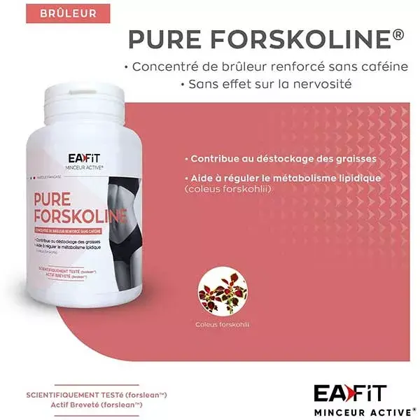 Eafit Pure Forskolin Global Slimming Silhouette 60 Capsules