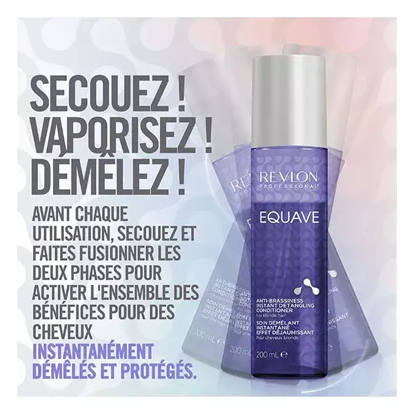 Revlon Professional Equave™ Soin Démêlant Bi-Phase Anti-Reflets Jaunes 200ml