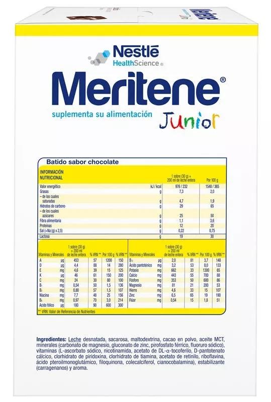 Meritene Meritene Junior Junior Chocolate 15 Saquetas