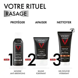 Vichy Homme Mousse de Rasage Anti-Irritations Peaux Sensibles 200ml