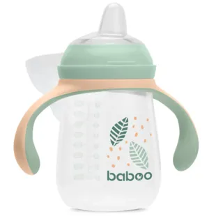 Baboo Vaso de Aprendizaje con Boquilla Peachy Keen +6m 260 ml