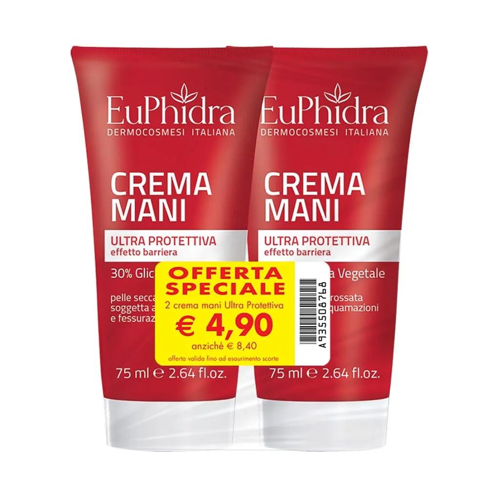 Euphidra Abb Crema Mani Ultraprotettiva PROMO 2 Pezzi