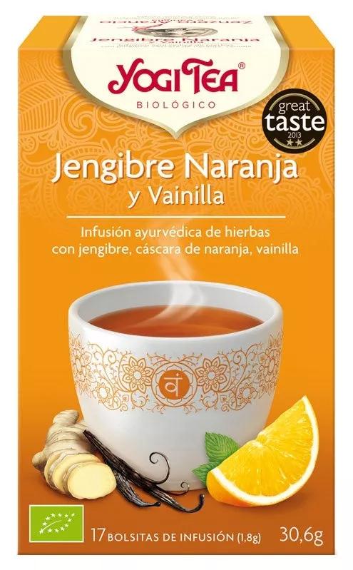 Yogi Tea Gingembre, Orange et Vanille 17 Sachets