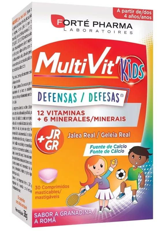 Forté Pharma Energy Multivit Junior 30 Comprimidos