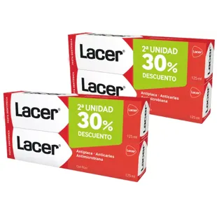 Lacer Pasta de Dentes 4x125 ml