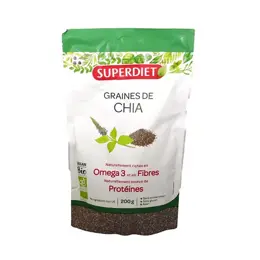 Superdiet Superfood Graines de Chia Bio 200g