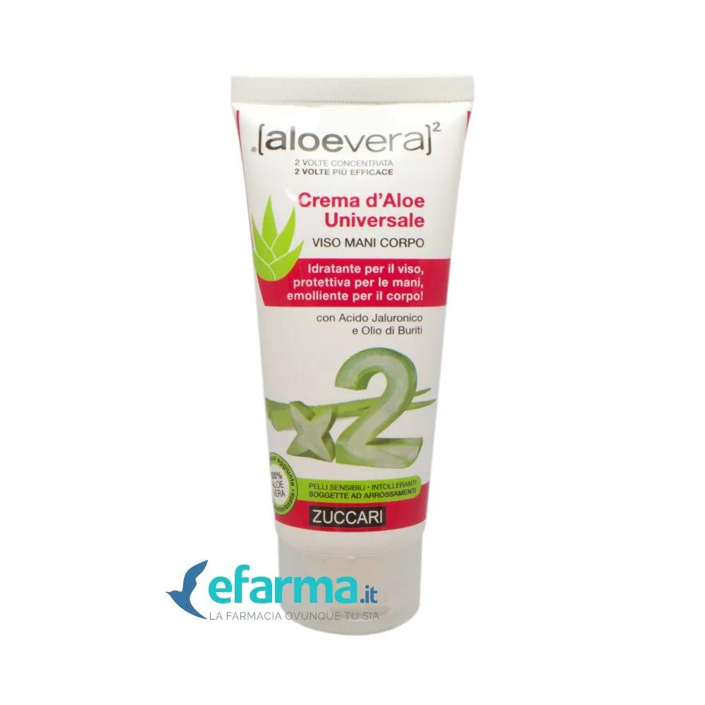 Zuccari Aloevera2 Crema Aloe Universale Viso Corpo Mani 75 Ml