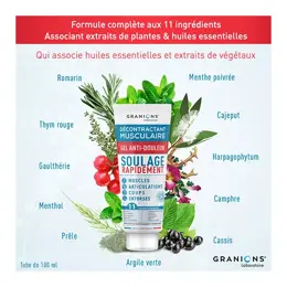 Granions Décontractant Musculaire Gel 100ml