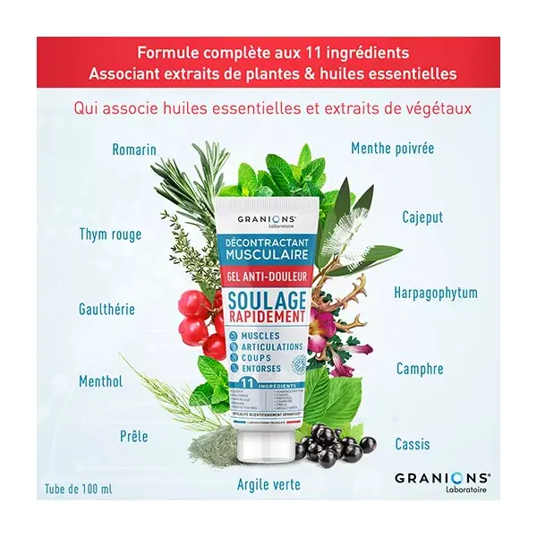 Granions Decontratturante Muscolare Gel 100ml